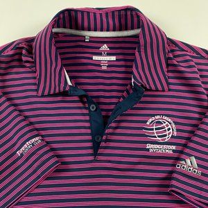 Adidas Bridgestone Invitational World Golf Championships Polo Shirt Mens Medium